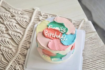 Color palette cake 2