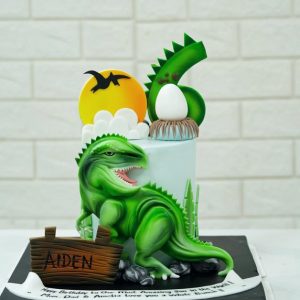 Dino world cake