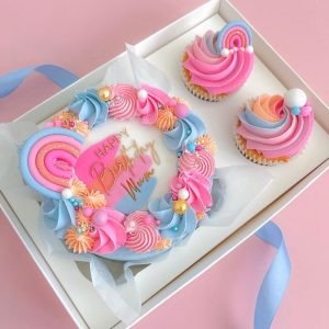 Cotton Candy Clouds Bento Cake