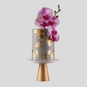 Gilded Twilight Orchid Cake