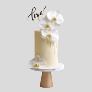 Golden Hush Orchid Cake.