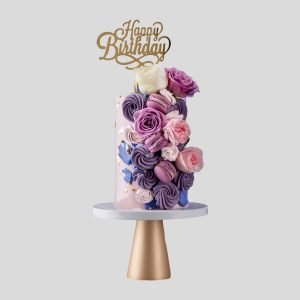 Lavender Blush Rose Cake