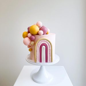 Colorful Carnival Cake