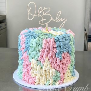 Pastel Delight Cream Cake