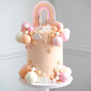 Pastel Rainbow Delight Cake