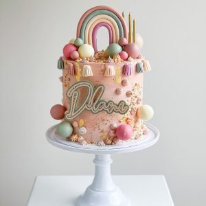 Rainbow Pink Fusion Cake