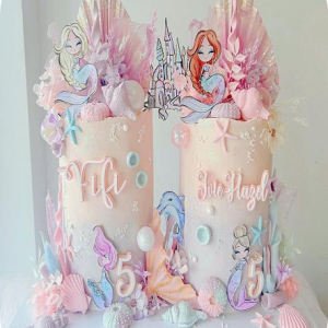 Twinnie Mermaid Cake