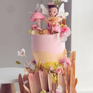 Foresty Dairy 2 Tiered Cake