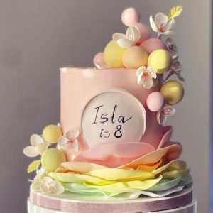 Pastel Ruffles Cake