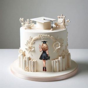 Jazzy Graduation Inspired Cake