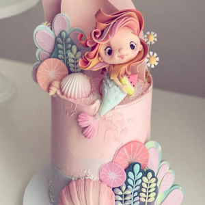 Pastel Mermaid Cake