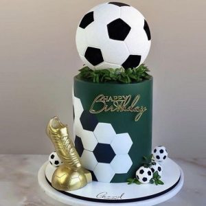 Sporty Soccer Cake