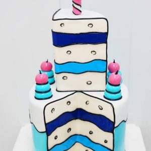 2D Effect Cake
