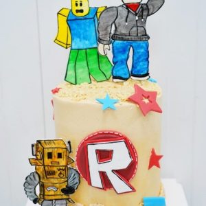Paintings Robot Cake