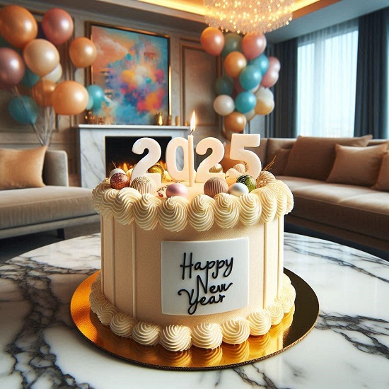 Happy New Year Cake